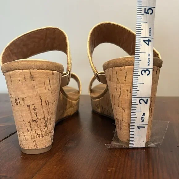 NWT Style & Co Platform Sandals Daliaaf Woven Natural Size 8 - Picture 7 of 11